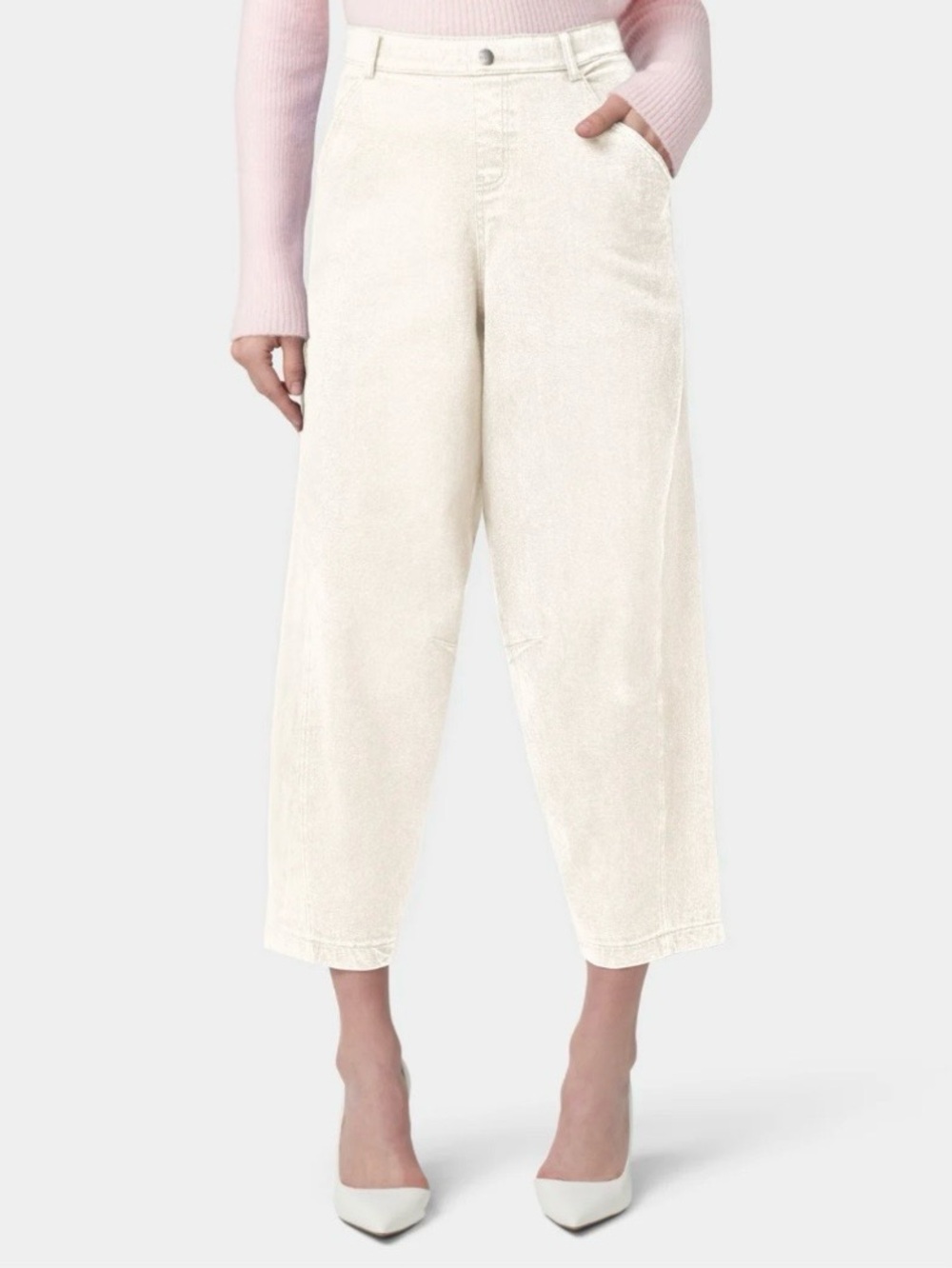Hue Denim Barrel Leg Skimmers